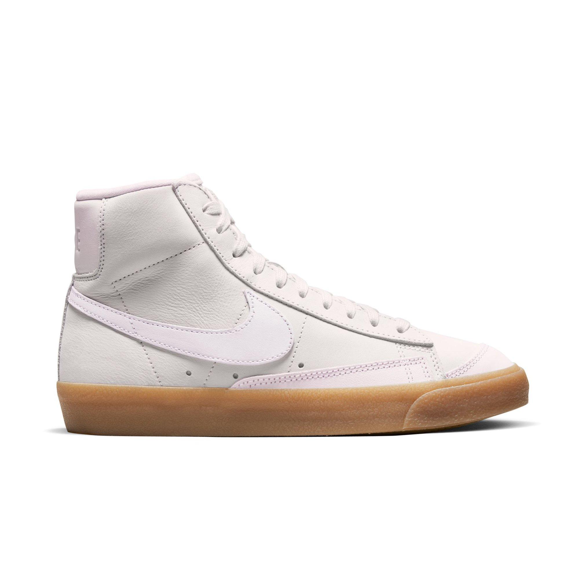 Nike blazer mid premium vintage (white / white - gum light brown) sale